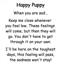 Load image into Gallery viewer, WEIGHTED Happy Puppy Stuffed Animal