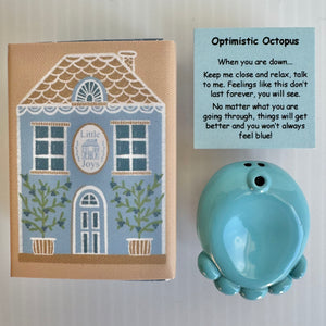 Optimistic Octopus Metal Worry Stone