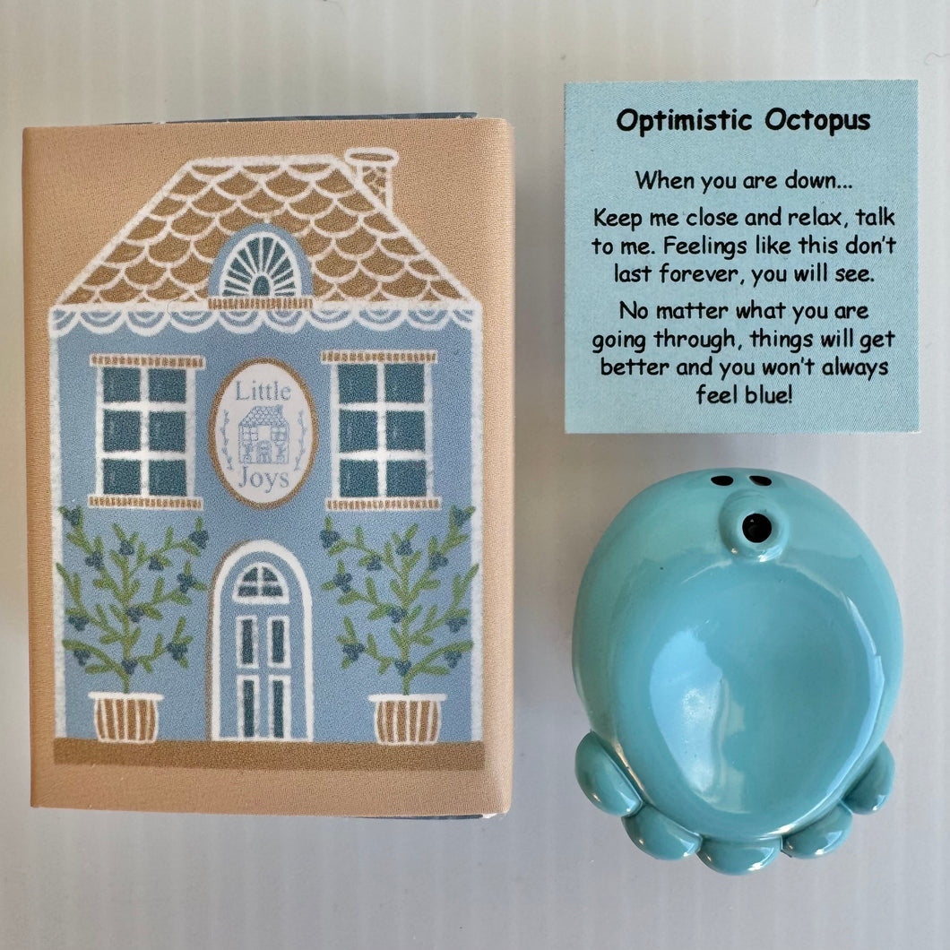Optimistic Octopus Metal Worry Stone