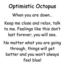 Load image into Gallery viewer, WEIGHTED Optimistic Octopus Stuffed Animal
