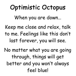 WEIGHTED Optimistic Octopus Stuffed Animal