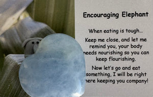 Encouraging Elephant Heart Crystal