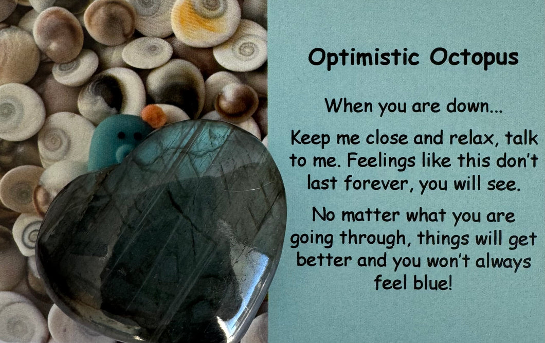 Optimistic Octopus Heart Crystal