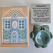 Load image into Gallery viewer, Calming Kitty Metal Worry Stone
