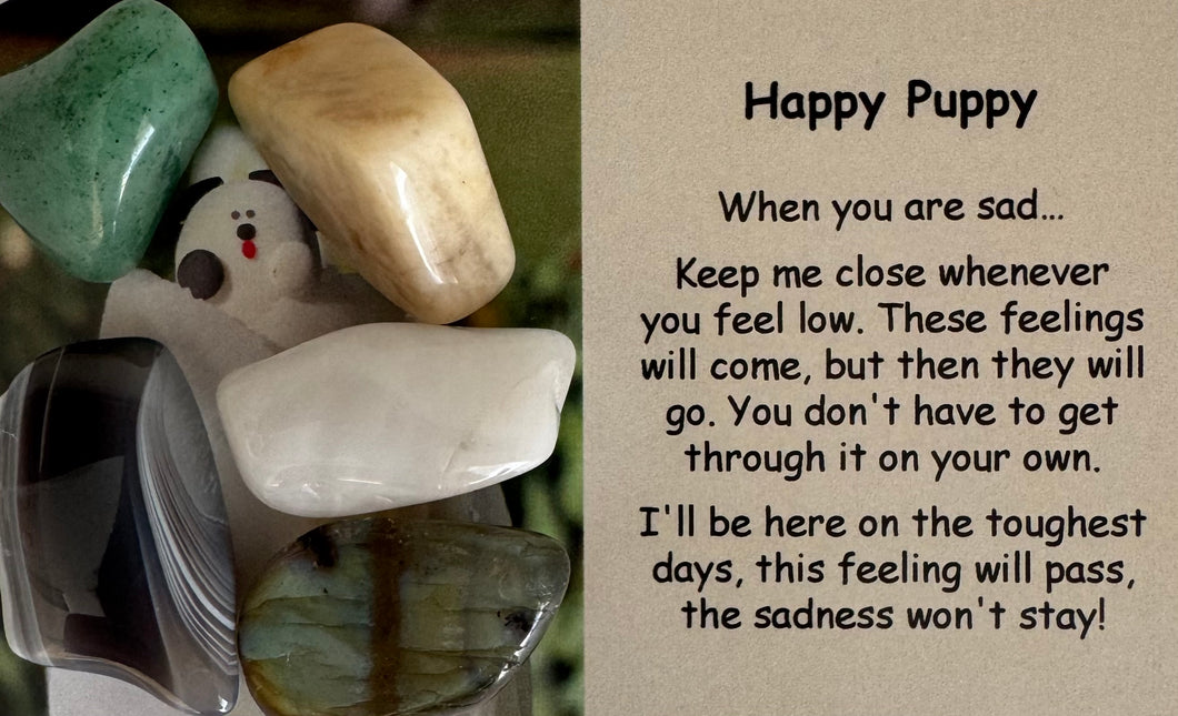 Happy Puppy Tumble Stones