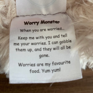 NON Weighted Worry Monster Stuffed Animal