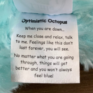 NON Weighted Optimistic Octopus Stuffed Animal