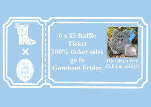 6 Raffle Tickets with Free Calming Kitty