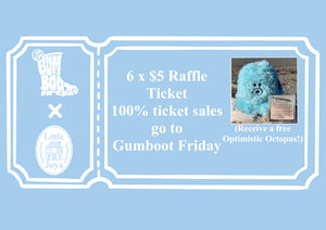 6 Raffle Tickets with Free Optimistic Octopus
